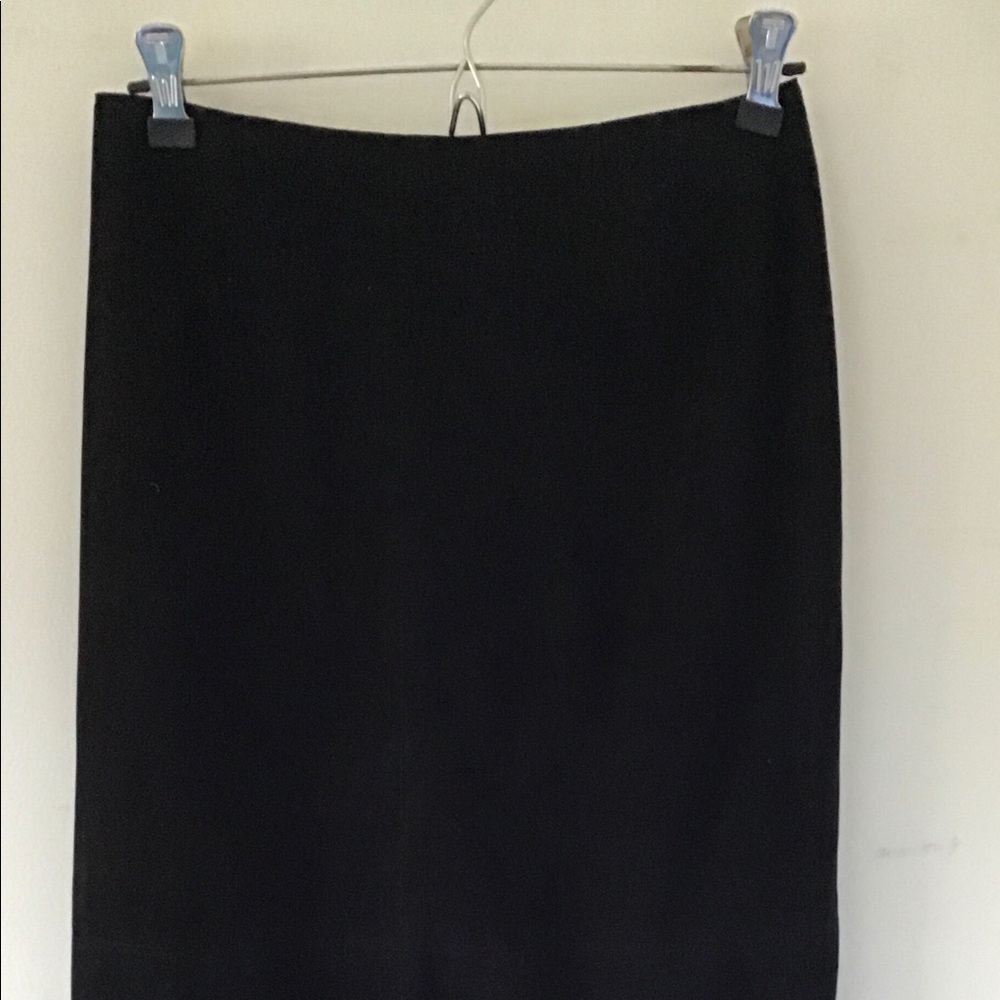 Talbots maxi pencil skirt black 6 petite